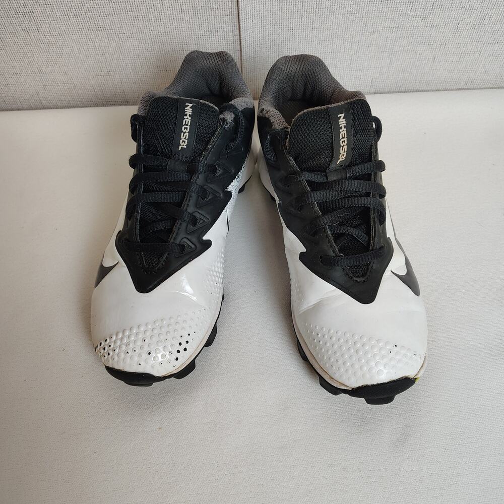 Nike Vapor Keystone 2 Low BG Baseball Cleats Youth 1.5Y Black White